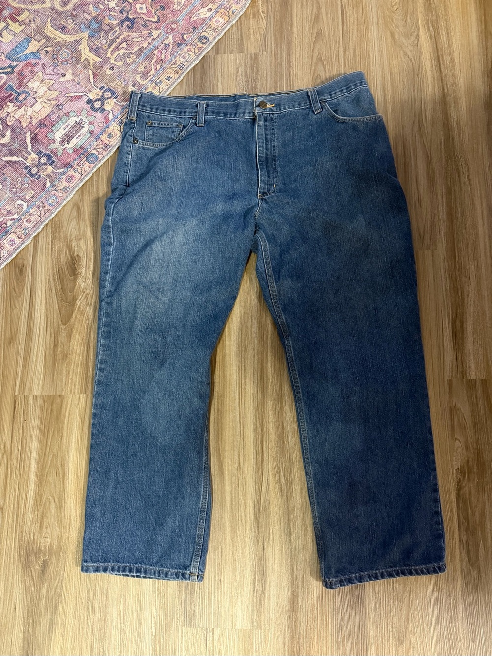 Carhart Classic Men's Blue Denim Jeans 42x:30